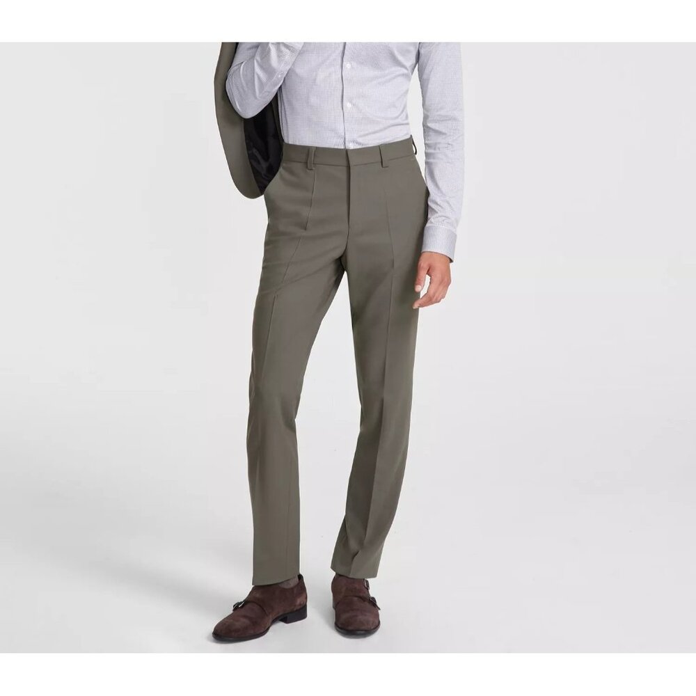 HUGO By Hugo Boss Mens Modern Fit Solid Suit Separate Pants khaki Size 40R NWT